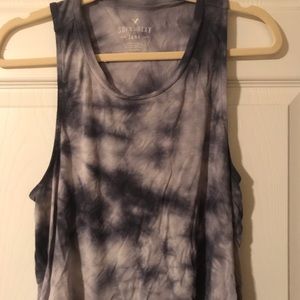 American Eagle Navy Tie Dye Tank